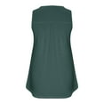 thumbnail image 5 of Njoeus Summer Tops for Women 2025 Womens Tops Dressy Casual Plus Size Tank Top for Women Sleeveless Tunic Henleys Shirt Womens Summer Tops 2025 Casual Pleated Button Up T-Shirts L-4Xl Blouse Plus Size, 5 of 5