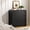 Black, variant on 3 Drawer Dressers for Bedroom, 32" Wide Wood Storage Dresser Chest of Drawers Organizer, Modern Dresser & Chest of Drawers, Large Dressers with 3 Drawers for Bedroom Living Room Hallway Closet, Black