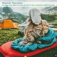 thumbnail image 5 of Wakeman XL Sleeping Bag 32F - Compact and Lightweight 3-Season Envelope-Style Bag with Hood (Black), 5 of 8