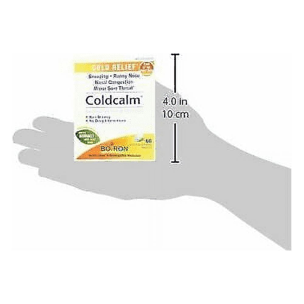 Boiron Coldcalm Non-Drowsy Homeopathic Medication Congestion 60 ct, 5-Pack
