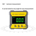 thumbnail image 4 of IP54 4X90 degree Digital Inclinometer Angle Protractor Backlight Protractor Slope Meter Magnetic Electronic Goniometer,1 * Digital Inclinometer,yellow, 4 of 8