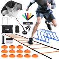 thumbnail image 1 of Set de equipo de entrenamiento GHB Agility Ladder con vallas y más, 1 of 9