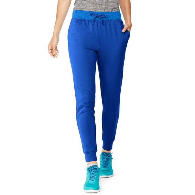 Hanes Womens Sport Performance Fleece Jogger Pants With Pockets, XL