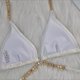 thumbnail image 5 of Trajes de Baño de Bikini de Mujer de Color Sólido Sexy de Moda Dividido con Pantalones, Nylon de Corte Alto para la Piscina de Playa Y las Vacaciones de Verano, 5 of 9