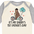 thumbnail image 4 of Inktastic Daddys 1st Fathers Day Boys Boys Long Sleeve Baby Bodysuit, 4 of 5