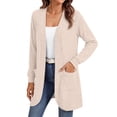 thumbnail image 2 of Fantaslook Cardigan Sweaters for Women Long Sleeve Open Front Cardigan with Pockets Casual Dressy Lightweight Fall Sweaters, 2 of 8