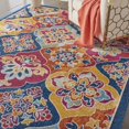 thumbnail image 6 of Nourison Persian Vintage PRV06 Navy/Orange/Magenta Indoor Area Rug - 7'10X9'10, 6 of 7