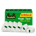 thumbnail image 3 of (2 pack) Scotch® Magic™ 810 Invisible Tape, 3/4" x 1,296", Clear, Pack Of 6 Rolls, 3 of 10