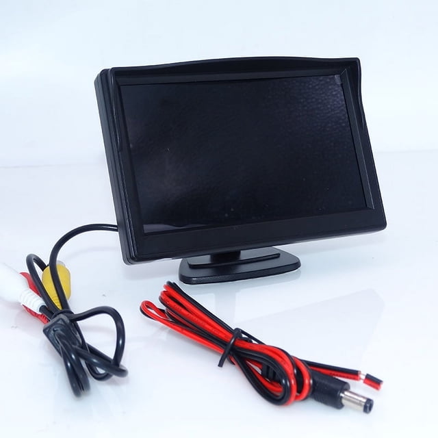 Pantalla de coche con imagen de marcha atrás, DVD, pantalla LCD, parasol universal, pantalla de techo para coche de 5 pulgadas