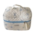 thumbnail image 3 of Bolsa de maquillaje Yinane organizadora de cosméticos azul, 3 of 8