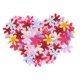thumbnail image 1 of 300 piezas de pétalos de flores artificiales de simulación reutilizables para pared exterior de jardín color mezclado, 1 of 9