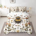 thumbnail image 2 of Feelyou 7-Piece Rustic Bee Queen Bedding Set, Kids Jungle Mushroom, 2 of 7