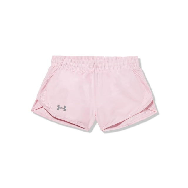Shorts Under Armour Fly By para Niñas Rosa Prime XL