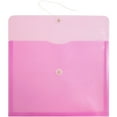 thumbnail image 2 of JAM Paper Plastic Envelope with Button and String Tie Enclosure, Letter Booklet, 9 3/4 x 13, Lavender, 12/pack, 2 of 4