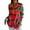 Z01 Brick Red, variant on Shirts for Women Plus Size Pattern Printed Casual Loose Fit Long Sleeve Lapel Collar Button down Blouses Lightweight Comfy Fall Outfits