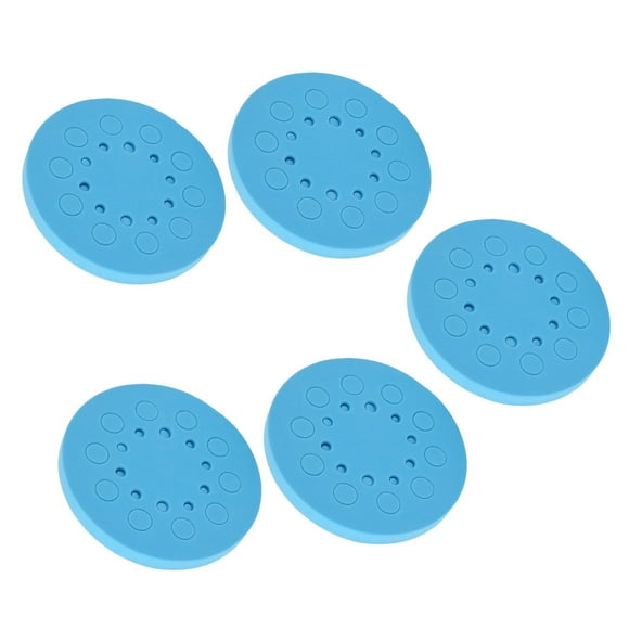5 Pcs Test Tube Holder, Foam Centrifuge Tube Rack Round Shape Floating Test Tube Stand Soft Reusable Test Tube Storage Rack Easy Removal Test Tube Tray for School