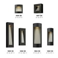 thumbnail image 3 of 2 Light Large Outdoor Wall Lantern in Modern Style 9 inches Wide By 24 inches High Satin Black Led 2 Light Large Outdoor Wall Lantern in Modern Style, 3 of 10