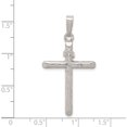 thumbnail image 3 of Sterling Silver Polished And Textured Inri Cross Pendant (33 X 22) Made In India qc7281, 3 of 5