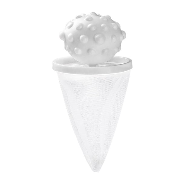 Sywqhk Colector de pelusas para el cabello, filtro flotante para lavadora, bolsa de red, herramienta de lavandería (blanco) Sywqhk Para estrenar