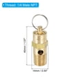 thumbnail image 2 of Unique Bargains 1/4 Male NPT Safety Valve, 2 Pack Pressure Release Valve,150 PSI Set Pressure, 2 of 5