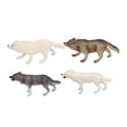 thumbnail image 3 of 4Pcs PVC Wild Wolf Model Toy Simulation Figurines Ornament Toy For Kids Children, 3 of 8