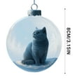 thumbnail image 3 of up to 70% off karymi Cute Cats 2D Flat Christmas Pendant Feline Theme Tree Ornament Whimsical Animal Holiday Decor Holiday Gifts Weekly Deal Limited Time Deal, 3 of 5