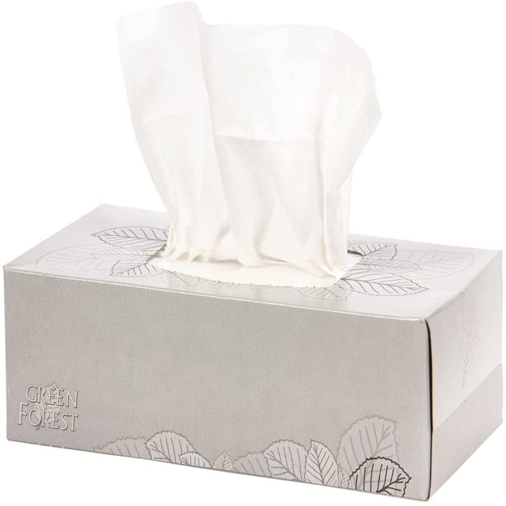 Green Forest 100 Recycled Facial Tissue Pack of 24 175 Count
