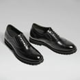 thumbnail image 6 of CMR CHAMARIPA Men's Height Increasing Dress Shoes - Black Leather Brogue Oxford Shoes 8CM / 3.15 Inches, 6 of 9