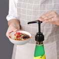 thumbnail image 3 of Food Grade PP Syrup Bottle Nozzle Pump Pressure Oil Sprayer with 2 Push-Type Household Dispenser for Ketchup & Liquids Accurate Quantification & Leak-Proof, 3 of 8