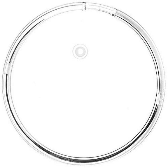 Yellow Jacket Gauge Crystal,Round, 3-1/8 in. 49100