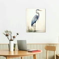 thumbnail image 2 of JRXY  Canvas Wall Art Heron Bird Wild Animal Gallery Wrap Modern Home Art 12x16 in, 2 of 4