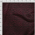 thumbnail image 3 of oneOone Silk Tabby Maroon Fabric Leopard Animal Skin Fabric For Sewing Printed Craft Fabric By The Yard 42 Inch Wide, 3 of 4