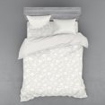thumbnail image 2 of Ambesonne Floral Bedding Set 3 Pcs, Ornamental Modern Art, Twin, Beige White, 2 of 3