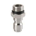 thumbnail image 1 of jinwen 1/4 Quick Release Connector Sturdy Stainless Steel for Extension Poles Hoses Male Thread, 1 of 9