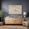 thumbnail image 3 of Canvas Wall Art Minimalist Foggy Mountain Landscape Print for Living Room Decoration - 32"x48", 3 of 8