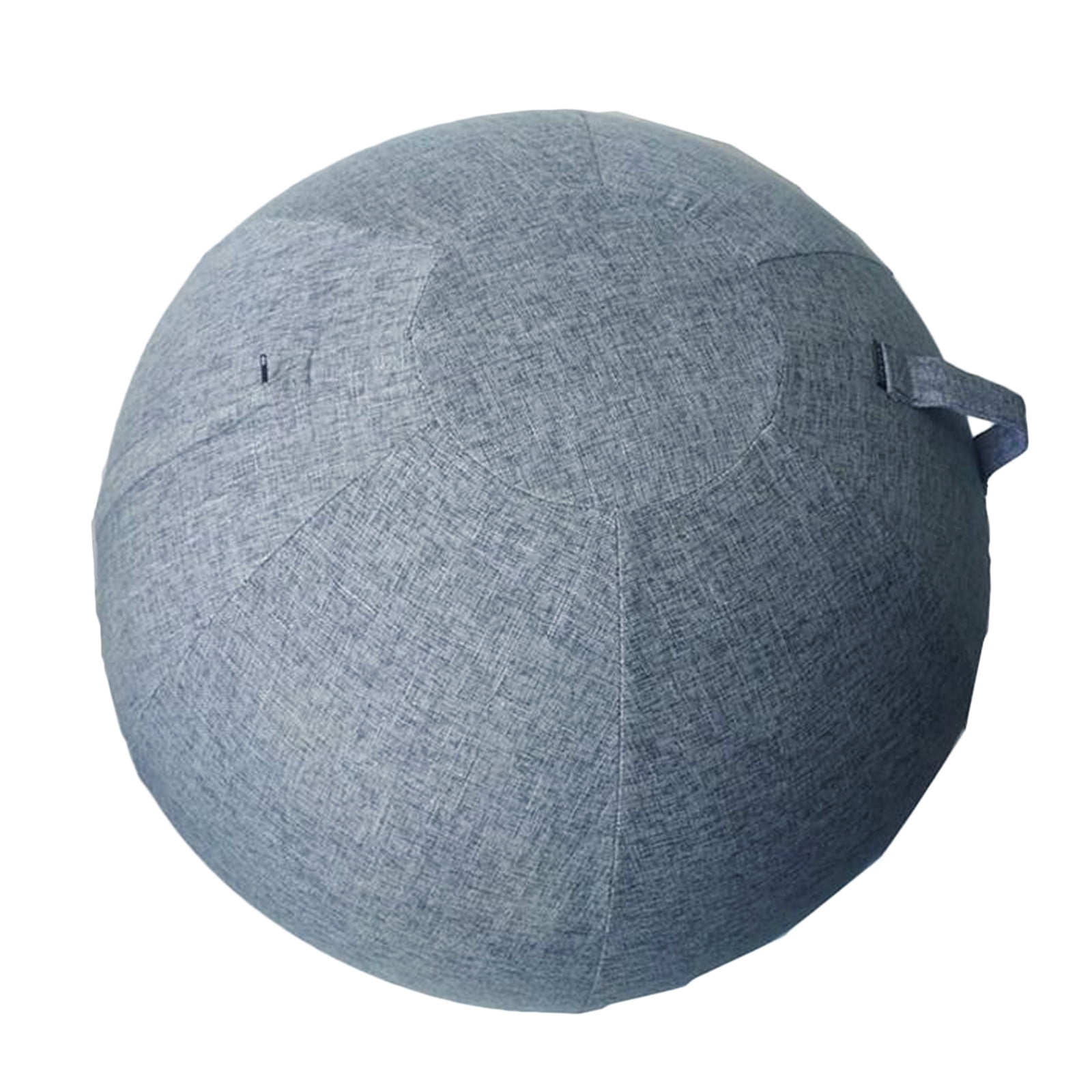 BESPORTBLE Yoga Ball Cover Balance Birthing Sitting Ball Chair Cover Protector Pilates Ball Carry Bag Wraps Slipcover for Gym Home Office 55CM Beige