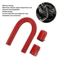 thumbnail image 3 of 48 Inch Radiator Flexible Coolant Water Hose Kit with Cap Clamp Stainless Steel Universal Engine Cooling Water Hose Kit, 3 of 7