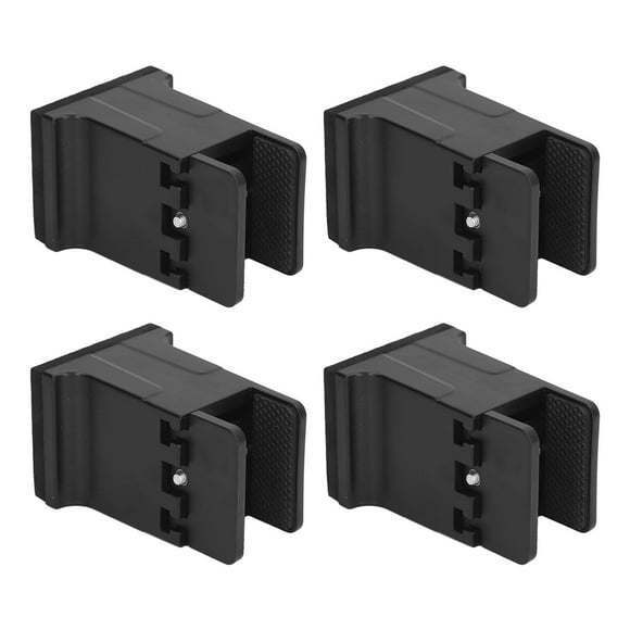 Furniture Risers 4pcs Rubber Risers for Table Sofa Bed, Bed Risers Added Height for Extra Storage Space and Flexibility Furniture Leg Risers with Adjustable Screw Clamp