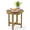 Coffee, variant on Costway Outdoor Bistro Table with Weather-Resistant, Waterproof Top for Patio Deck Pool Porch White