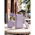 thumbnail image 6 of WeaveCC PU Leather Crossbody Phone Bag with Card Slots Coin Purse Set Adjustable Strap Wallet Gift for Women, 6 of 8
