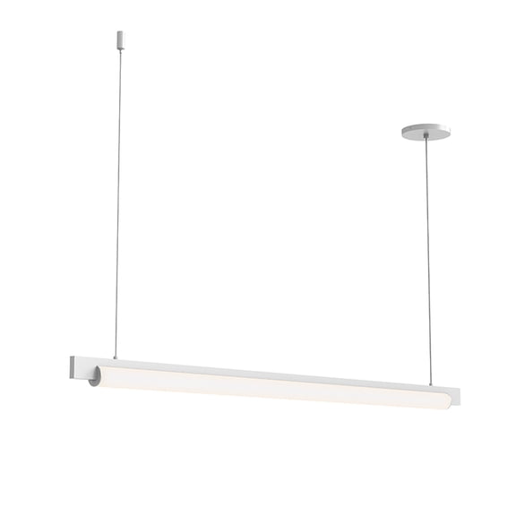 Sonneman 3826.03 Keel 44" Wide Led Linear Chandelier - White