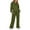 Army Green, variant on RYRJJ Lounge Sets For Women 2 Piece Outfits Pullover Hoodie Sweatshirt and Drawstring Wide Leg Sweatpant Sweatsuit Tracksuit(Navy,L)