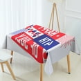 thumbnail image 3 of sruoe Tablecloth, 54 X 108in Independence Day Tablecloth, Waterproof Machine Washable Foldable Red Rectangle Tablecloths, Table Cloth for Dining, Home, Party Decor, Nylon Spandex, 3 of 5