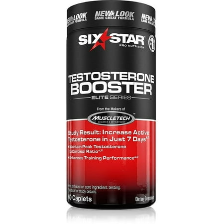 2 Pack - Six Star Testosterone Booster Elite Series Caplets 60