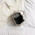 thumbnail image 4 of POINTERTECK Women Backpack Casual Knapsack Drawstring Shoulder Bag Bucket Bag (Black), 4 of 10