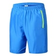thumbnail image 4 of KPOPLK Swim Trunks for Men Summer Quick Dry Board Shorts 5 Inch Drawstring Beach Shorts Lightweight Comfortable Bathing Suits(Blue,M), 4 of 5