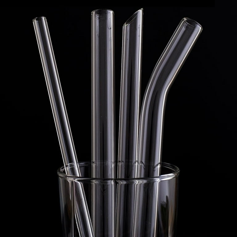 5/8/10Pcs Reusable Tea Juice Water Glass Drinking Straw Straight