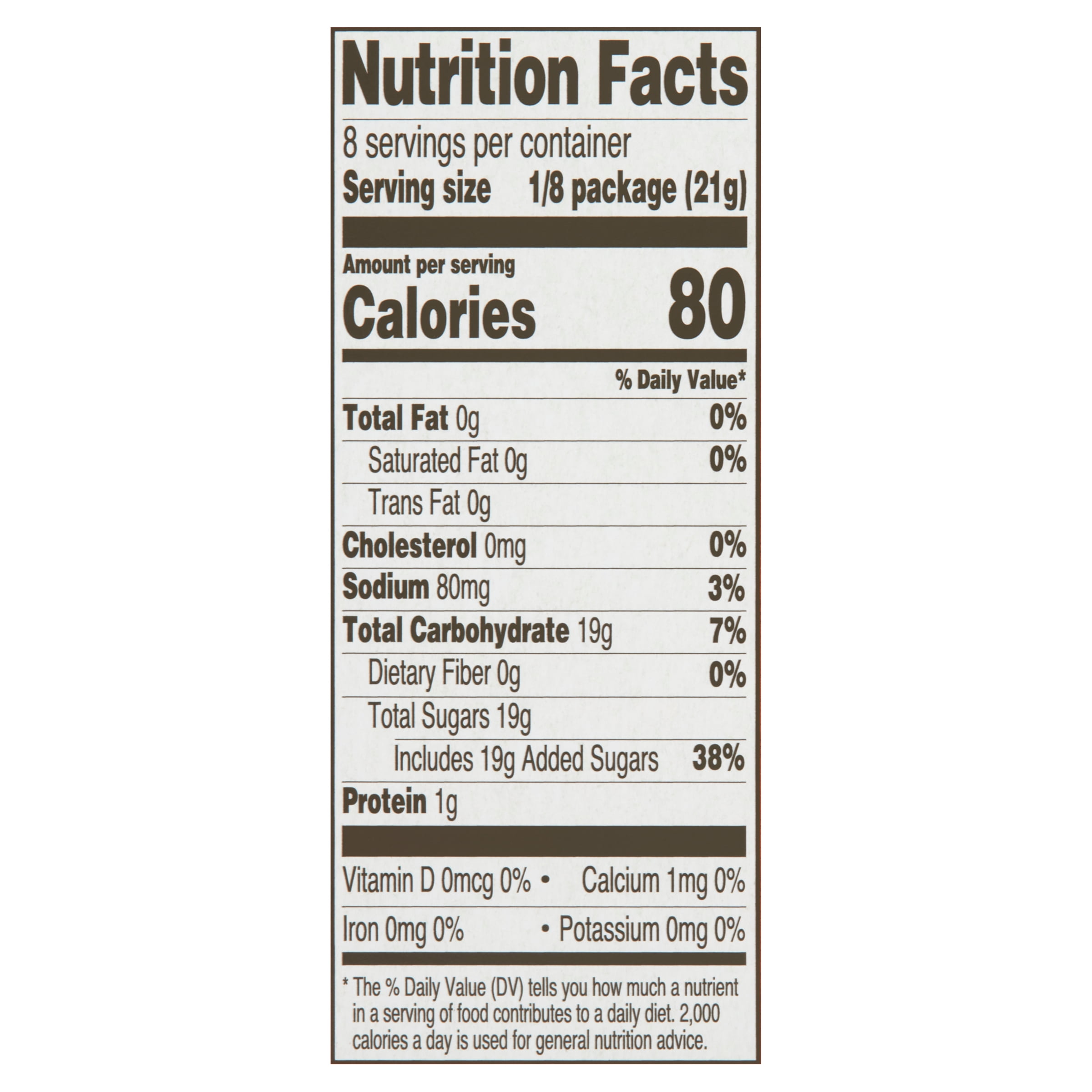 (6 pack) Great Value Orange Gelatin Dessert, Family Size, 6 oz