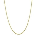 thumbnail image 1 of 10k Yellow Gold 2.25mm Diamond-Cut Rope Chain Necklace - with Secure Lobster Lock Clasp 20", 1 of 6