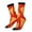 2 Black-1, variant on Tortilla chips Pattern Sport Socks for Women and Men Crew Socks Sporty Calf Socks Casual Socks
